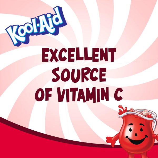 Kool-Aid Sugar-Sweetened Cherry Powdered Soft Drink Mix, 19 oz Canister - Image 3