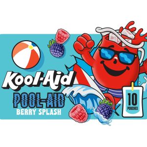 Kool-Aid Pool-Aid Berry Splash Flavored Drink, 10 ct Box, 6 oz Pouches
