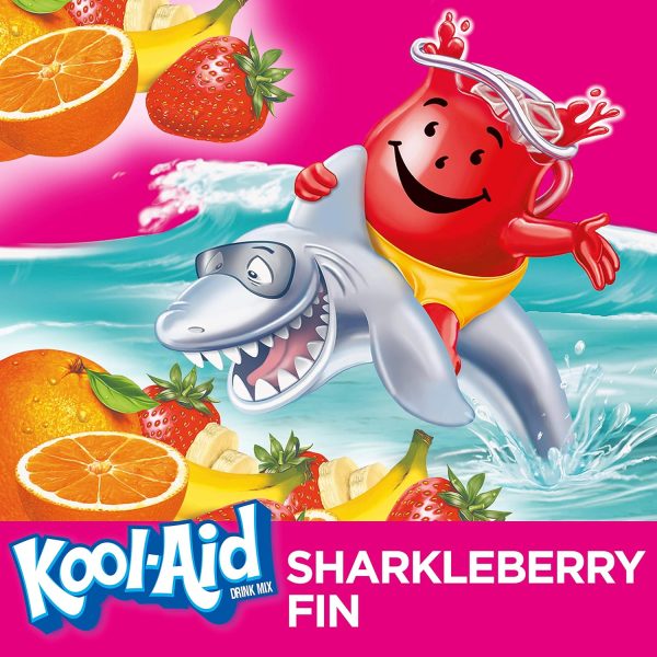 Kool-Aid Caffeine Free Strawberry Orange Punch Sweetened Powdered Drink Mix 12 Count 19 oz Canisters - Image 4