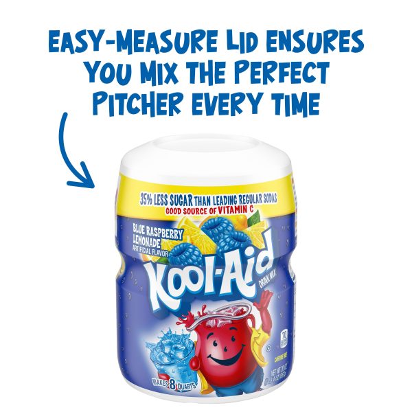 Blue Raspberry Lemonade Artificially Flavored Powdered Soft Drink Mix - Image 4