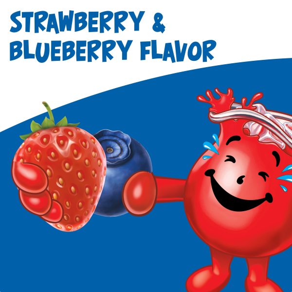 Bursts Berry Blue Artificially Flavored Soft Drink - Image 4