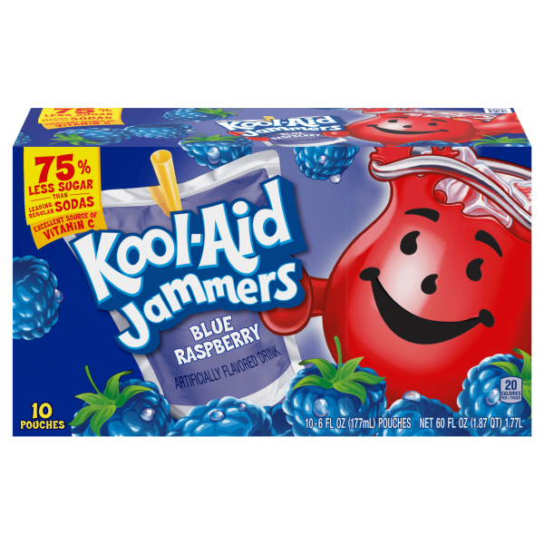 Jammers Blue Raspberry Artificially Flavored Soft Drink