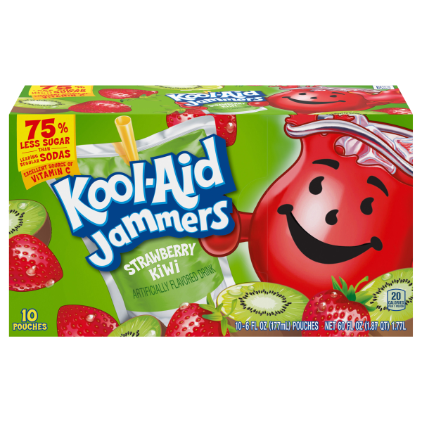 Strawberry Kiwi Artificially Flavored Soft Drink