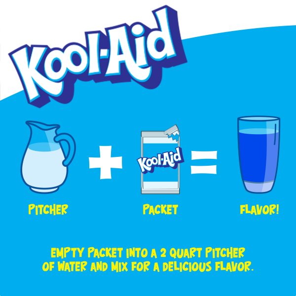 Unsweetened Blue Raspberry Lemonade Powdered Soft Drink Mix - Image 3