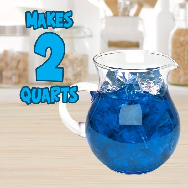 Unsweetened Blue Raspberry Lemonade Powdered Soft Drink Mix - Image 4