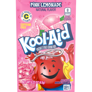 Unsweetened Pink Lemonade Naturally Flavored Powdered Soft Drink Mix
